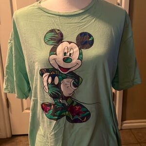 Cute Mickey Hawaiian t shirt